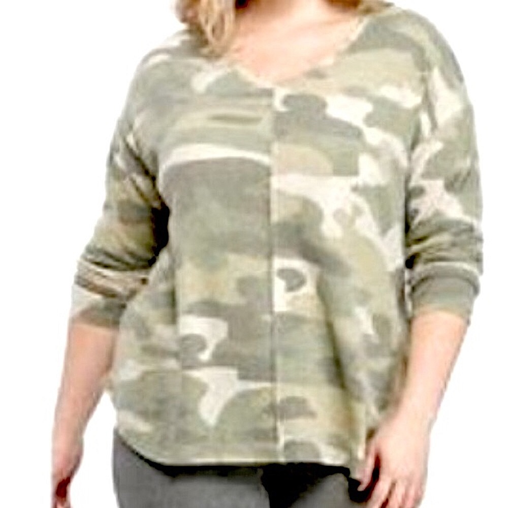 True Craft-Lightweight Camo print Sweatshirt